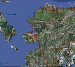 flight track June 23, 2009