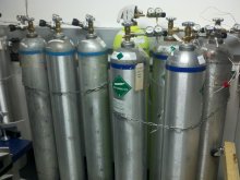 tanks of compressed air
