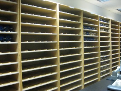 flask storage shelves