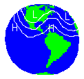 High and low pressure areas