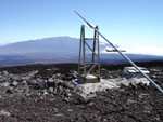 Facing Mauna Kea from the back of the Microwave Building