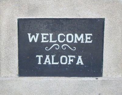 Welcome sign