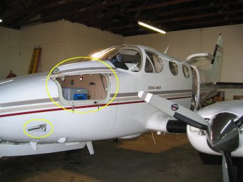 Ozone Instrument inside aircraft